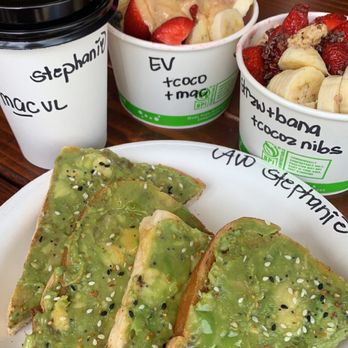 Sunrise Coffee - Avocado toast, açaí bowls, and macadamia vanilla latte with macadamia milk. - Coffee & Tea Near Me - Lihue, Hawaii