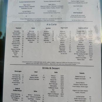 Uzumaki - Menu - Sushi Bars Near Me - Culver City, California Uzumaki - Menu - Sushi Bars Near Me - Culver City, California