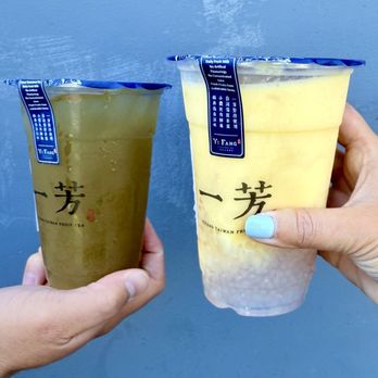 Yi Fang Taiwan Fruit Tea - Sugar Cane Mountain Tea and Mango Pomelo Sago - Coffee & Tea Near Me - Berkeley, California Yi Fang Taiwan Fruit Tea - Sugar Cane Mountain Tea and Mango Pomelo Sago - Coffee & Tea Near Me - Berkeley, California
