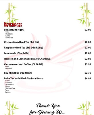 Menu photo 8 Pho Saigon West Palm Beach, FL
