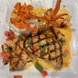 Mahi & shrimp plate