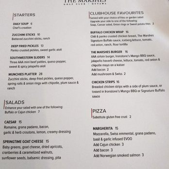 Ironstone Grill - Menu. This is their "limited menu" during off season. - Canadian (New) Near Me - Kanata, Ontario