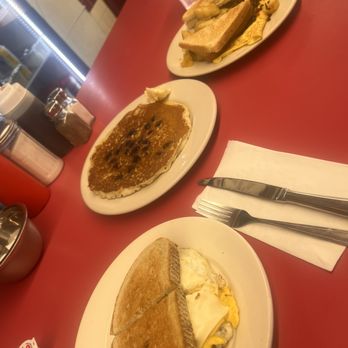 Charlie's Diner - Kielbasa breakfast sandwich, blueberry pancake, and bacon and cheese omelet. - Breakfast & Brunch Near Me - West Springfield, Massachusetts Charlie's Diner - Kielbasa breakfast sandwich, blueberry pancake, and bacon and cheese omelet. - Breakfast & Brunch Near Me - West Springfield, Massachusetts