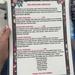 Ombre Nails - Pedi menu