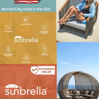 All Weather Patio - Sunbrella cushions made in USA - Furniture Stores Near Me - Hialeah, Florida