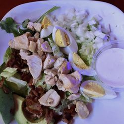 PC's Bar & Grill - PC's Cobb Salad with no tomatoes or bleu cheese