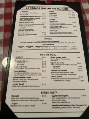 Menu photo 7 La Strada Italian Restaurant Saint Augustine, FL Menu photo 7 La Strada Italian Restaurant Saint Augustine, FL