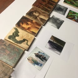 Kristen Crouch Fine Art - November transfer workshop - student work