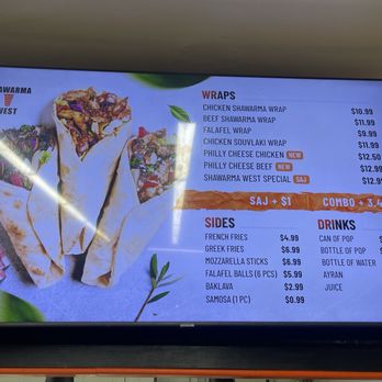 Shawarma West - Menu - Middle Eastern Near Me - Toronto, Ontario Shawarma West - Menu - Middle Eastern Near Me - Toronto, Ontario