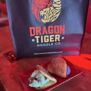 Dragon Tiger Noodle - Yummy Ice cream dessert Ube & Matcha w fried cinnamon Bao 5.24.25 - Noodles Near Me - Las Vegas, Nevada