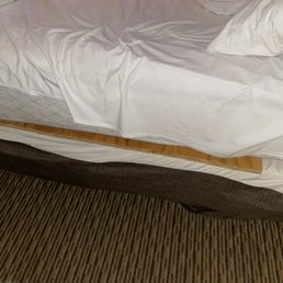 Subfloor under bed