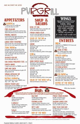 Menu photo 7 Pubgrill Cutler Bay, FL