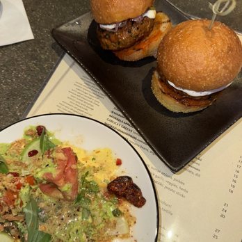 Sarma - Honeydew salad and Lamb Kfte Sliders - Middle Eastern Near Me - Somerville, Massachusetts