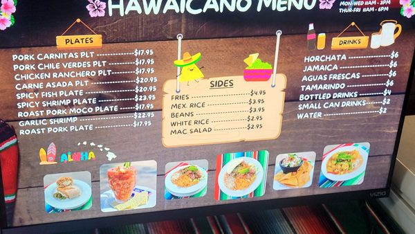 Menu photo 4 Acevedos Hawaicano Cafe Kahului, HI Menu photo 4 Acevedos Hawaicano Cafe Kahului, HI