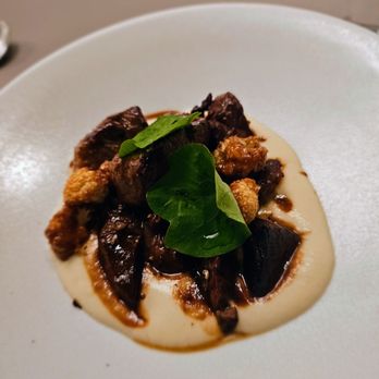 NARO - Winter Restaurant Week 2026 $60 Dinner- Beef Tenderloin- Black garlic, cauliflower. Excellent dish. Very tender beef - Korean Near Me - New York, New York NARO - Winter Restaurant Week 2026 $60 Dinner- Beef Tenderloin- Black garlic, cauliflower. Excellent dish. Very tender beef - Korean Near Me - New York, New York