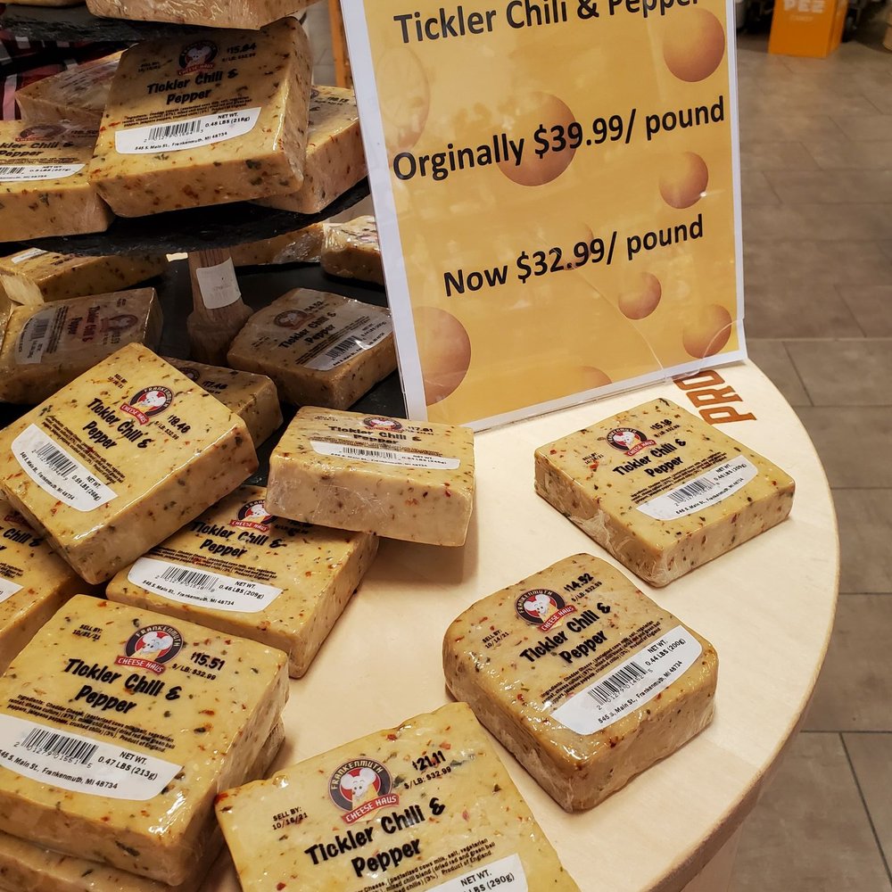 Frankenmuth Cheese Haus - Tickle Your Tongue Cheese? 9/16/2021 - Cheese Shops Near Me - Frankenmuth, Michigan Frankenmuth Cheese Haus - Tickle Your Tongue Cheese? 9/16/2021 - Cheese Shops Near Me - Frankenmuth, Michigan