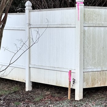Azimuth Control - Property line point on an existing fence - Land Surveying Near Me - Spartanburg, South Carolina Azimuth Control - Property line point on an existing fence - Land Surveying Near Me - Spartanburg, South Carolina