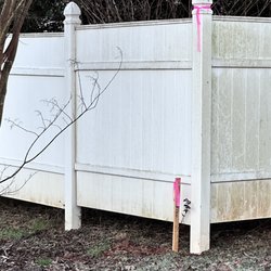 Azimuth Control - Property line point on an existing fence