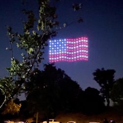 Chumash Park - Drone show after the concert on 7/7/24