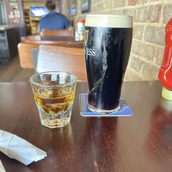 Napper Tandy's Public House and Restaurant - Perfect pint of Guinness and a shot of Jameson. - Irish Near Me - Angier, North Carolina