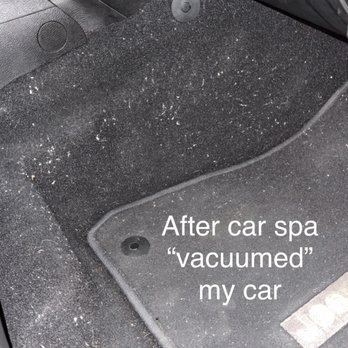 Car Spa - Front passenger floorboard after claiming they vacuumed it - Car Wash Near Me - Houston, Texas Car Spa - Front passenger floorboard after claiming they vacuumed it - Car Wash Near Me - Houston, Texas