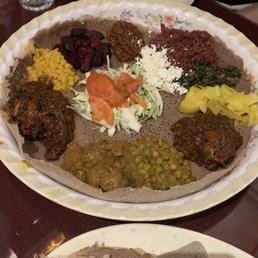 Lalibela special with extra teff injera Lalibela special with extra teff injera