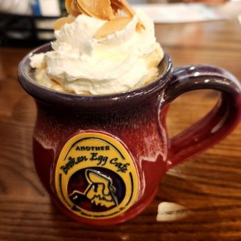 Another Broken Egg Cafe - Irish coffee with almonds and whipped cream - Breakfast & Brunch Near Me - West Melbourne, Florida