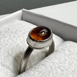 The Pickled Pug Jewelry - Amber stack ring