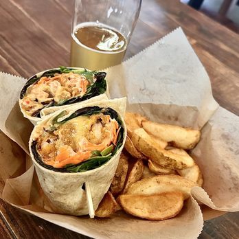 Cabarrus Brewing Company - Spicy Shrimp wrap - Breweries Near Me - Concord, North Carolina