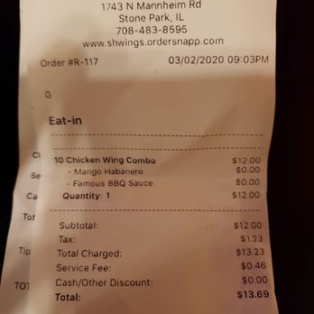 Shwings - Chicken Wings Near Me - Stone Park, Illinois