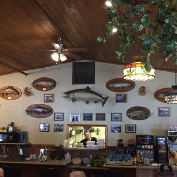 The Fish House - a variety of fish heads on the wall - Hotels Near Me - Wasilla, Alaska The Fish House - a variety of fish heads on the wall - Hotels Near Me - Wasilla, Alaska