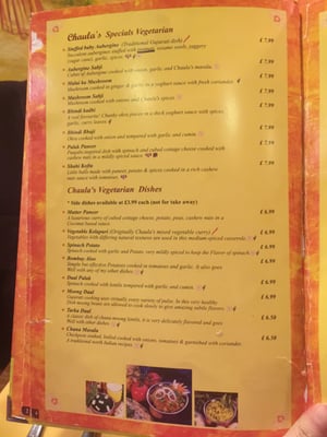 Menu photo 5 Chaula's Brighton, BNH