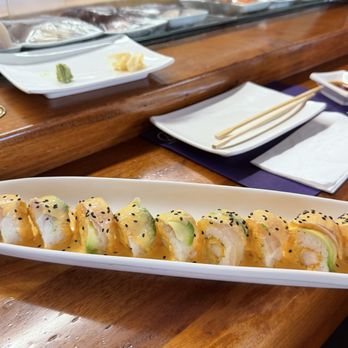 Nicksan - Shrimp and yellowtail roll - Japanese Near Me - Cabo San Lucas, BCS Nicksan - Shrimp and yellowtail roll - Japanese Near Me - Cabo San Lucas, BCS