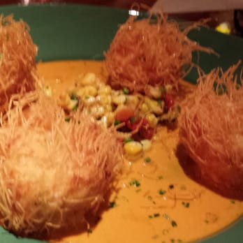 Coastal Flats - Crab and shrimp fritters, had to pay extra to get the 4th ball (Usually comes in 3). - Seafood Near Me - Mclean, Virginia Coastal Flats - Crab and shrimp fritters, had to pay extra to get the 4th ball (Usually comes in 3). - Seafood Near Me - Mclean, Virginia