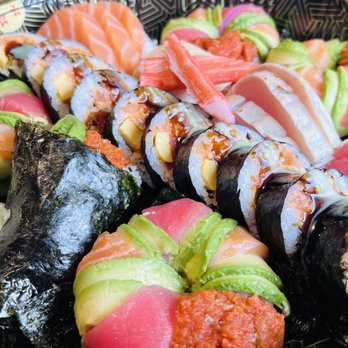 Mount Everest Sushi - Sushi Donut, Spicy Tuna & Avocado Handroll, Monster Roll and Chef's Choice Sashimi. - Asian Fusion Near Me - Pittsburgh, Pennsylvania
