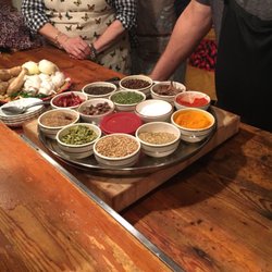 Masala - Spice lesson! Cooking class was great!