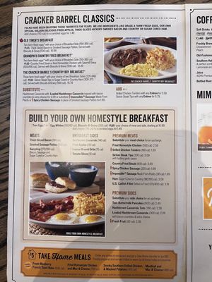 Menu photo 5 Cracker Barrel Old Country Store Mount Juliet, TN Menu photo 5 Cracker Barrel Old Country Store Mount Juliet, TN
