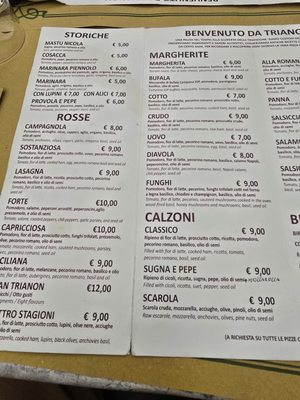 Menu photo 2 Pizzeria Trianon Naples, NA Menu photo 2 Pizzeria Trianon Naples, NA