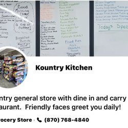 Kountry Kitchen - Kountry Kitchen (zoom in for typical menu board listings)