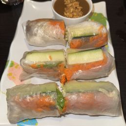 Spring rolls with lemongrass beef Spring rolls with lemongrass beef