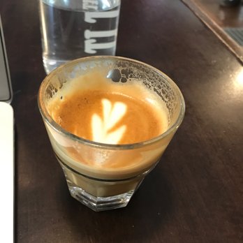 Quills Coffee - Half caf cortado with whole milk - Coffee & Tea Near Me - Louisville, Kentucky Quills Coffee - Half caf cortado with whole milk - Coffee & Tea Near Me - Louisville, Kentucky