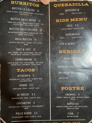 Menu photo 8 La Cocina Ukiah, CA