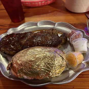 Little Red Barn Steak House - Ribeye - 14 oz. - Steakhouses Near Me - San Antonio, Texas
