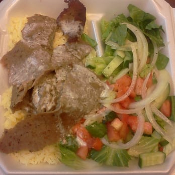 Döner Shack - Lamb/beef döner rice plate. - Middle Eastern Near Me - Honolulu, Hawaii