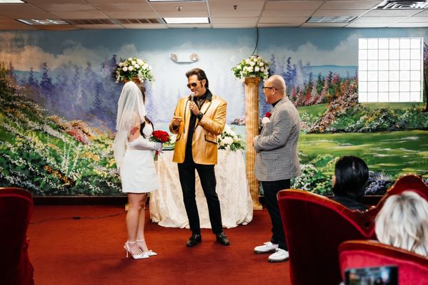 Little White Wedding Chapel by null