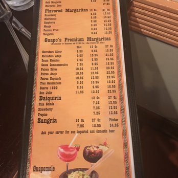 Guapo's Cocina & Bar - Drinks - Mexican Near Me - Washington, DC, District of Columbia