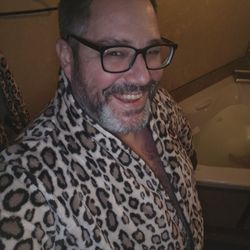 Anniversary Suites - Hubby in robes provided not exactly for bigger people but funny