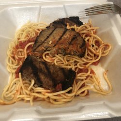Leo's Italian Kitchen - Spaghetti and "meatballs"