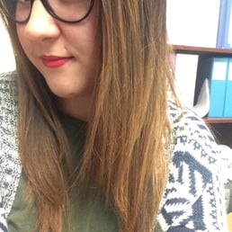 Caramel ombré with an inch trim up Caramel ombré with an inch trim up