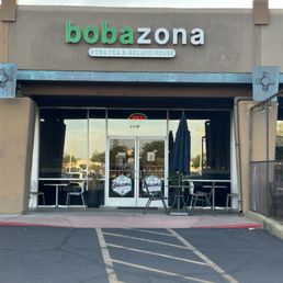Exterior outside entrance of Bobazona - Tempe, Arizona Exterior outside entrance of Bobazona - Tempe, Arizona